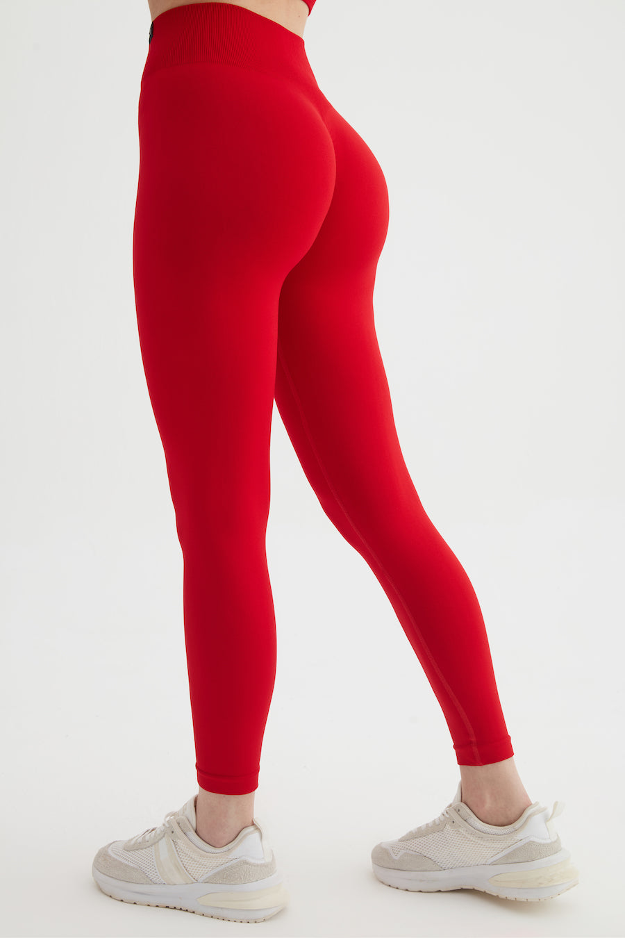 Sally Yüksek Bel Toparlayıcı Spor Tayt Kırmızı