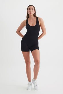 Nova Seamless Kadın Spor Tulum Siyah