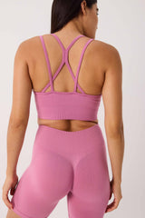 Sally Seamless Şort Pembe