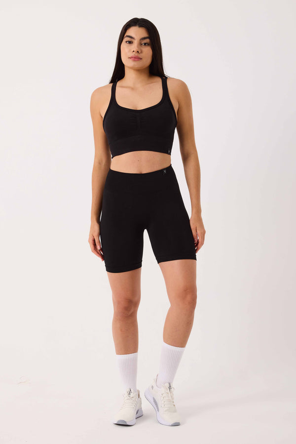 Sally Seamless Şort Siyah