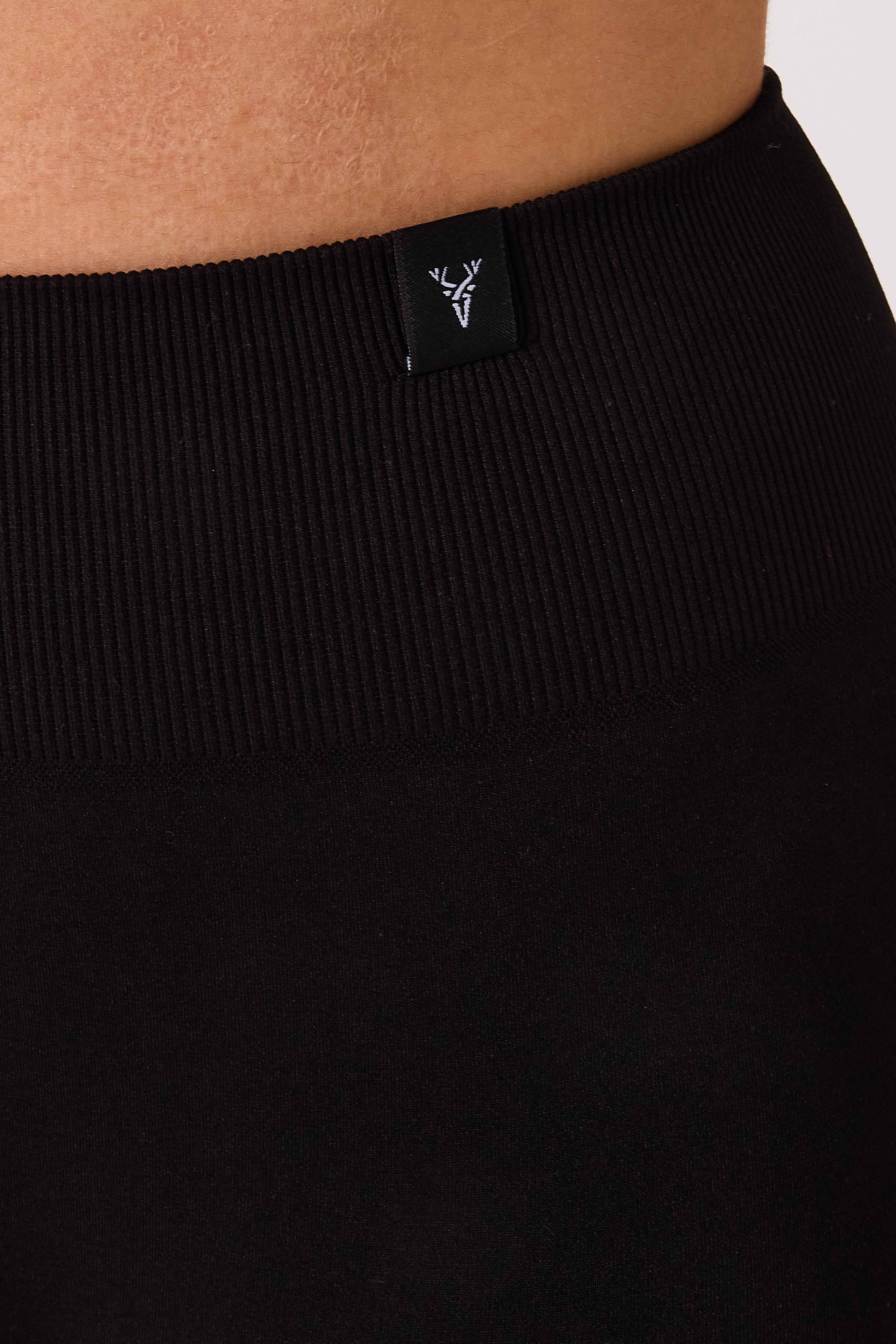 Sally Seamless Şort Siyah