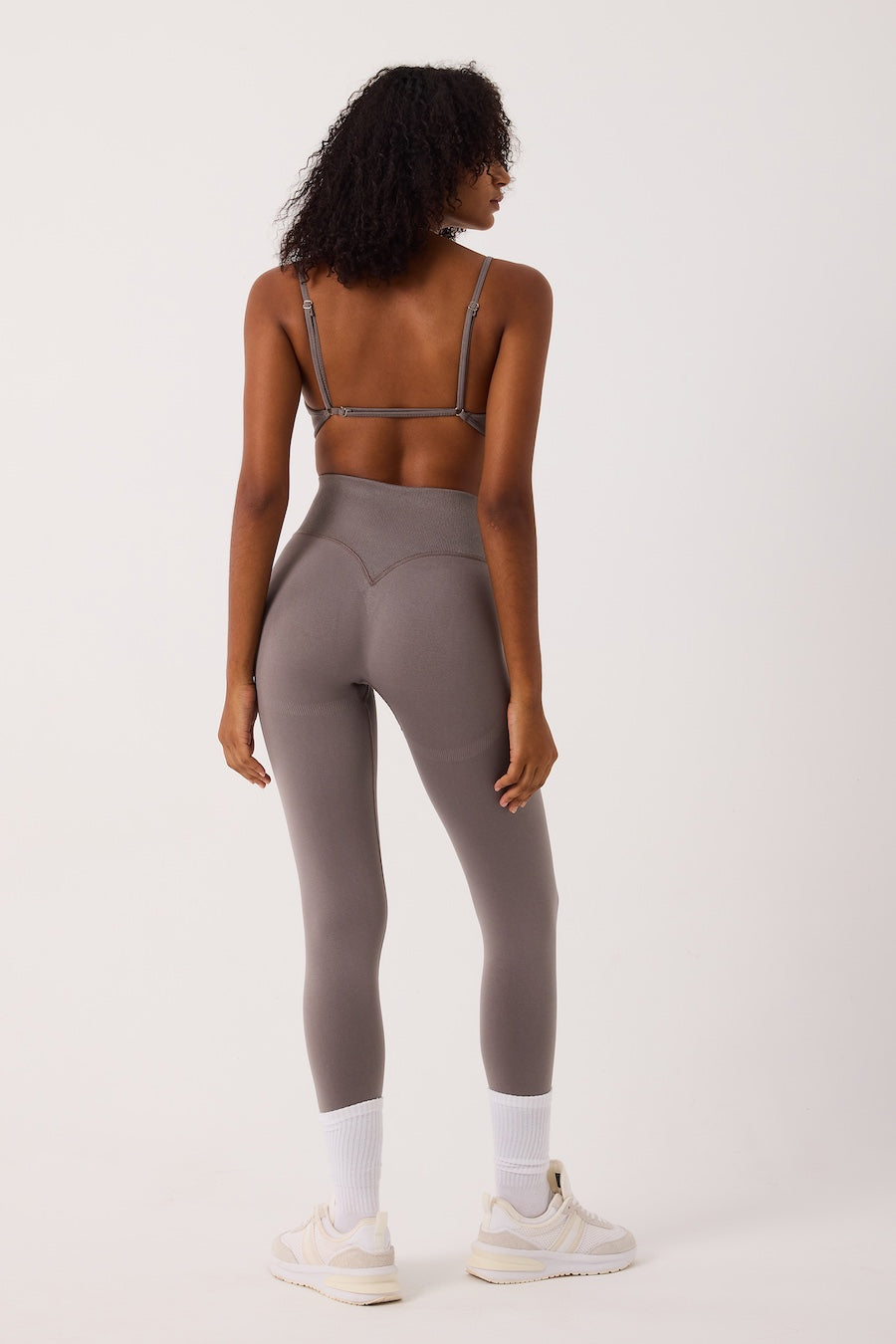Aura Askılı Ayar Halkalı Spor Bra Gri