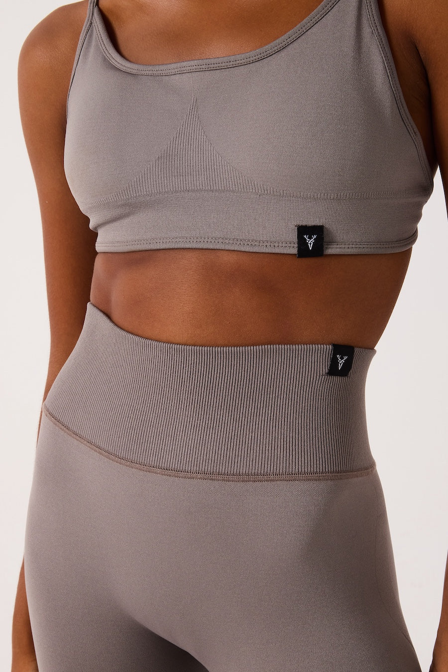 Aura Askılı Ayar Halkalı Spor Bra Gri