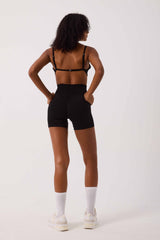 Aura Seamless Şort Siyah