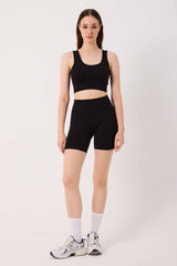 Essential Seamless Şort Siyah