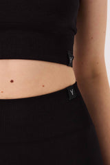Essential Seamless Şort Siyah