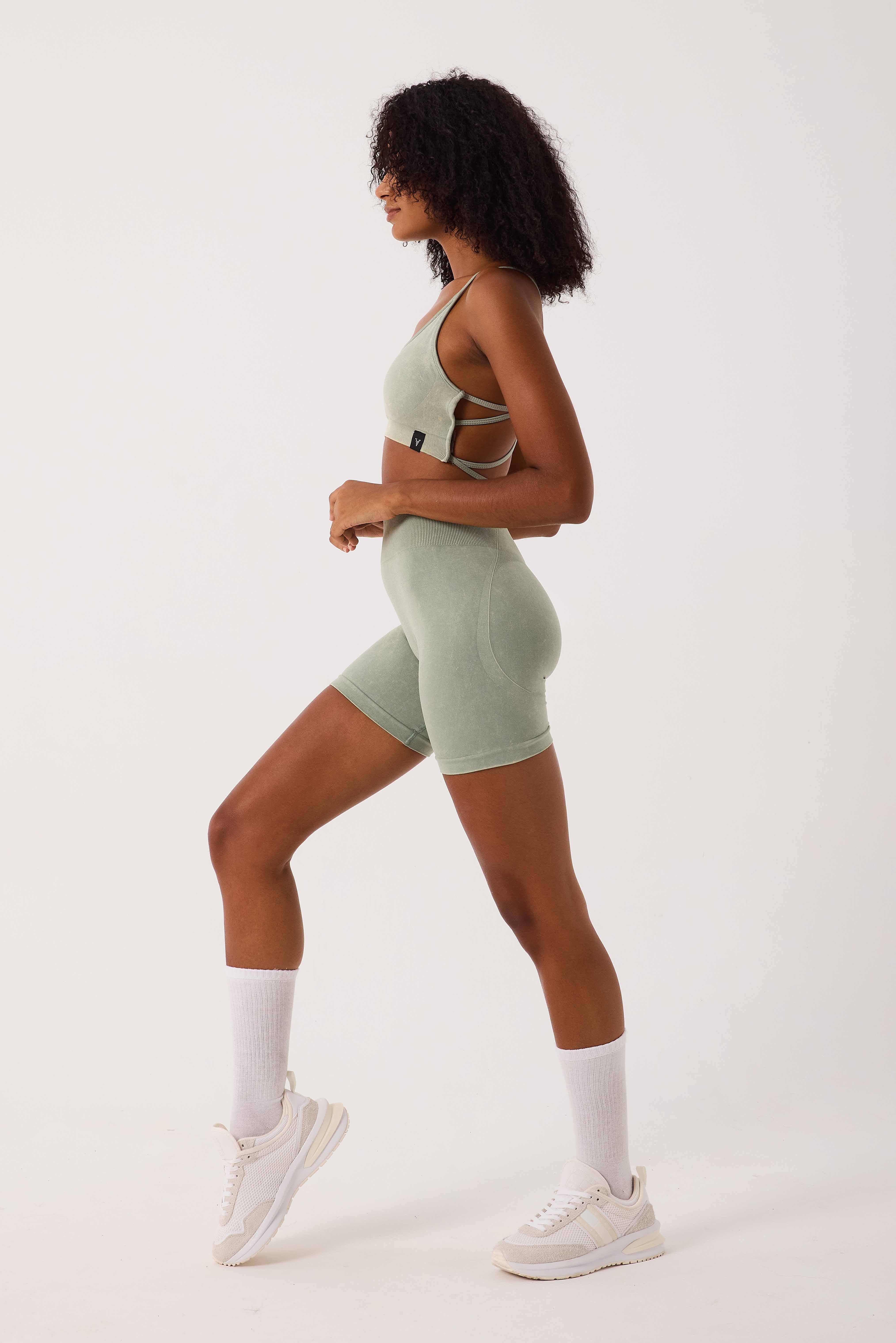 Glowfit Seamless Şort Yeşil