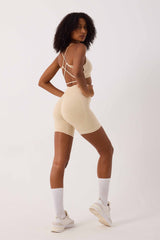 Glowfit Seamless Şort Bej