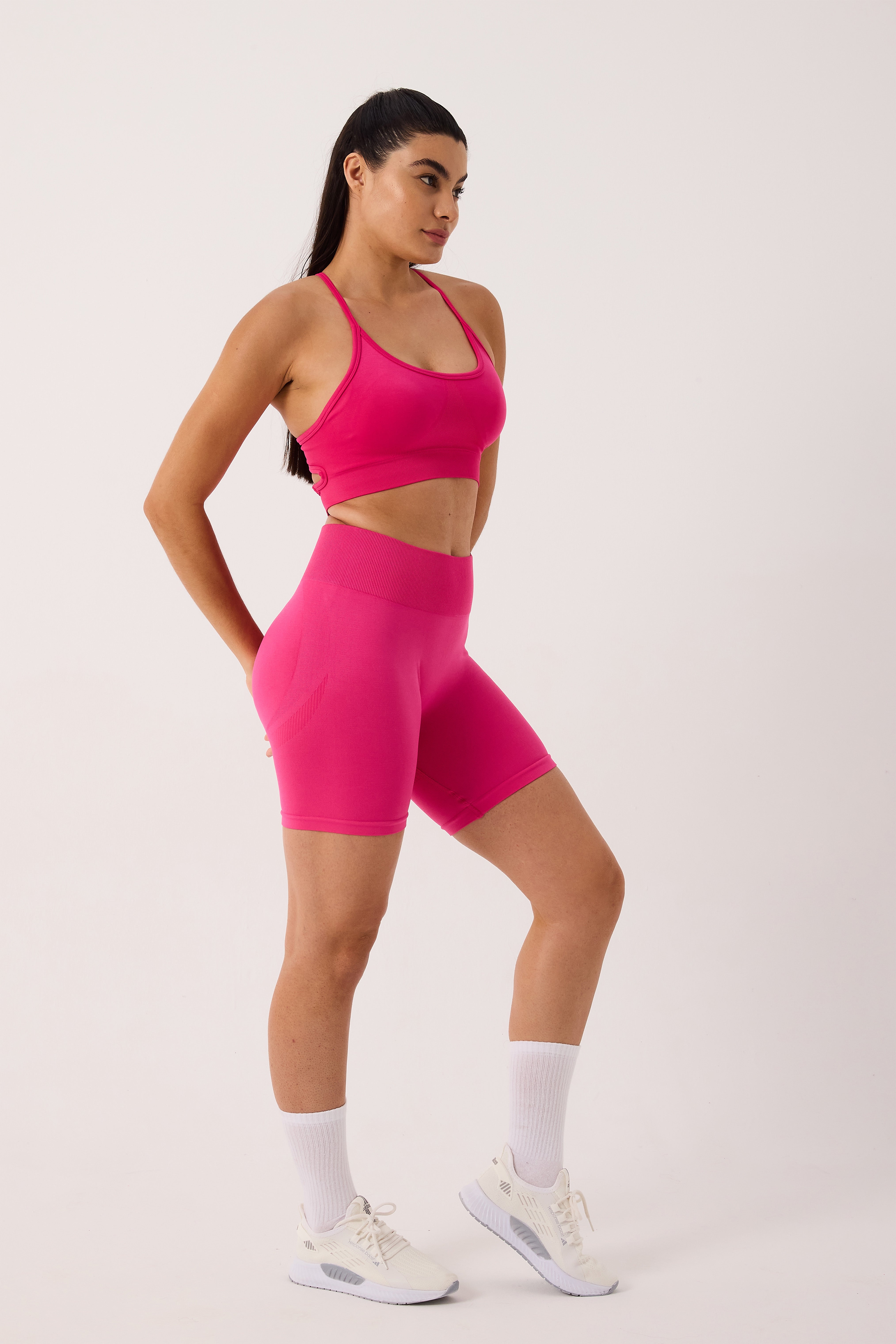 Luma Seamless Şort Pembe