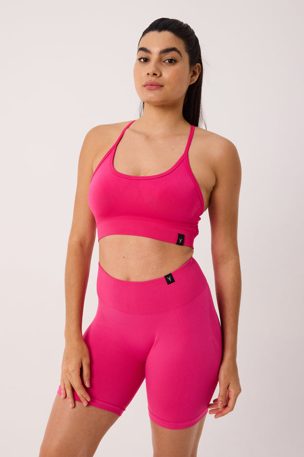 Luma Seamless Şort Pembe