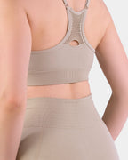 Seamless Spor Tayt Şort ve Askılı Büstiyer