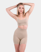 Seamless Spor Tayt Şort ve Askılı Büstiyer