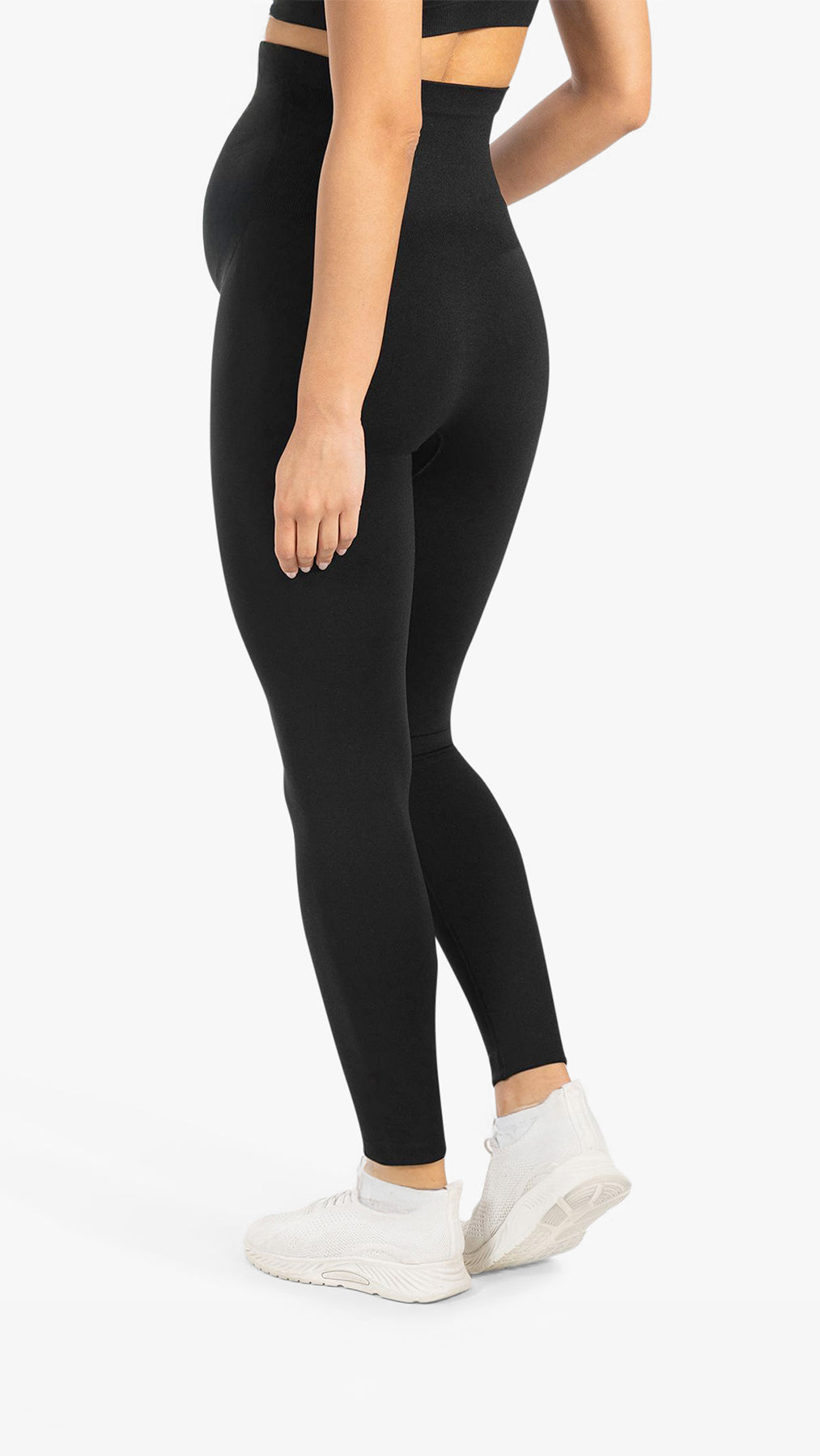 BLOOMAR Karın Destekli Seamless Hamile Taytı Siyah