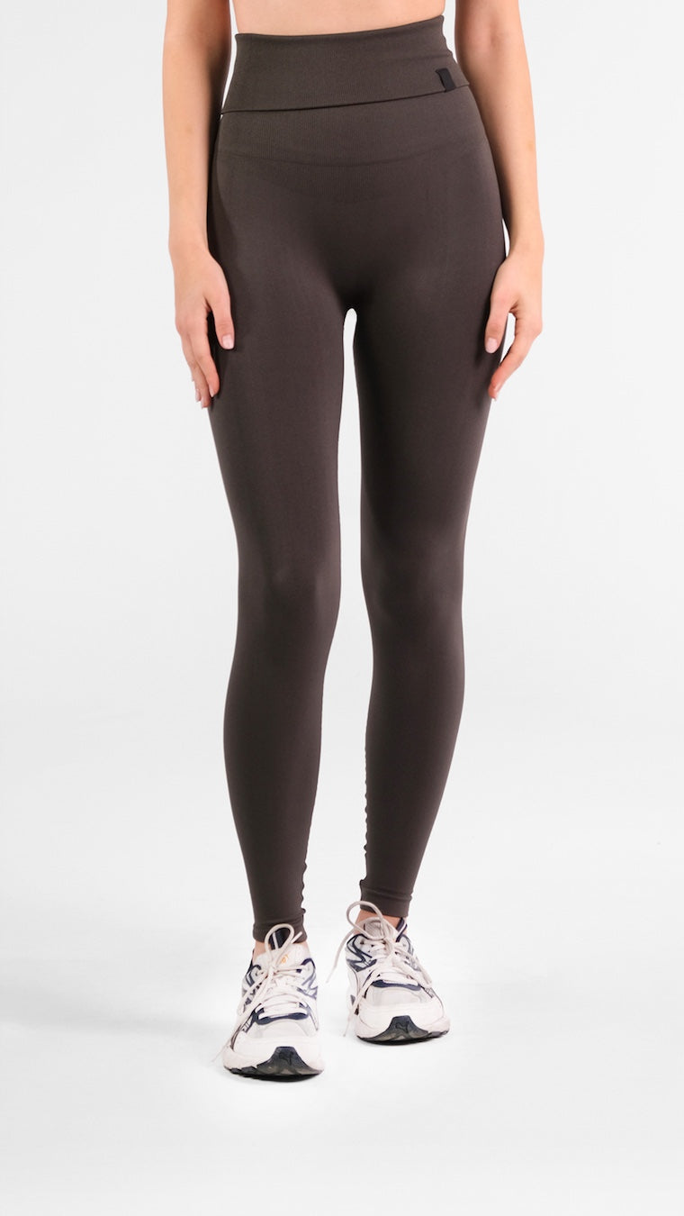 Sculpt Yüksek Bel Korseli Spor Tayt Antrasit