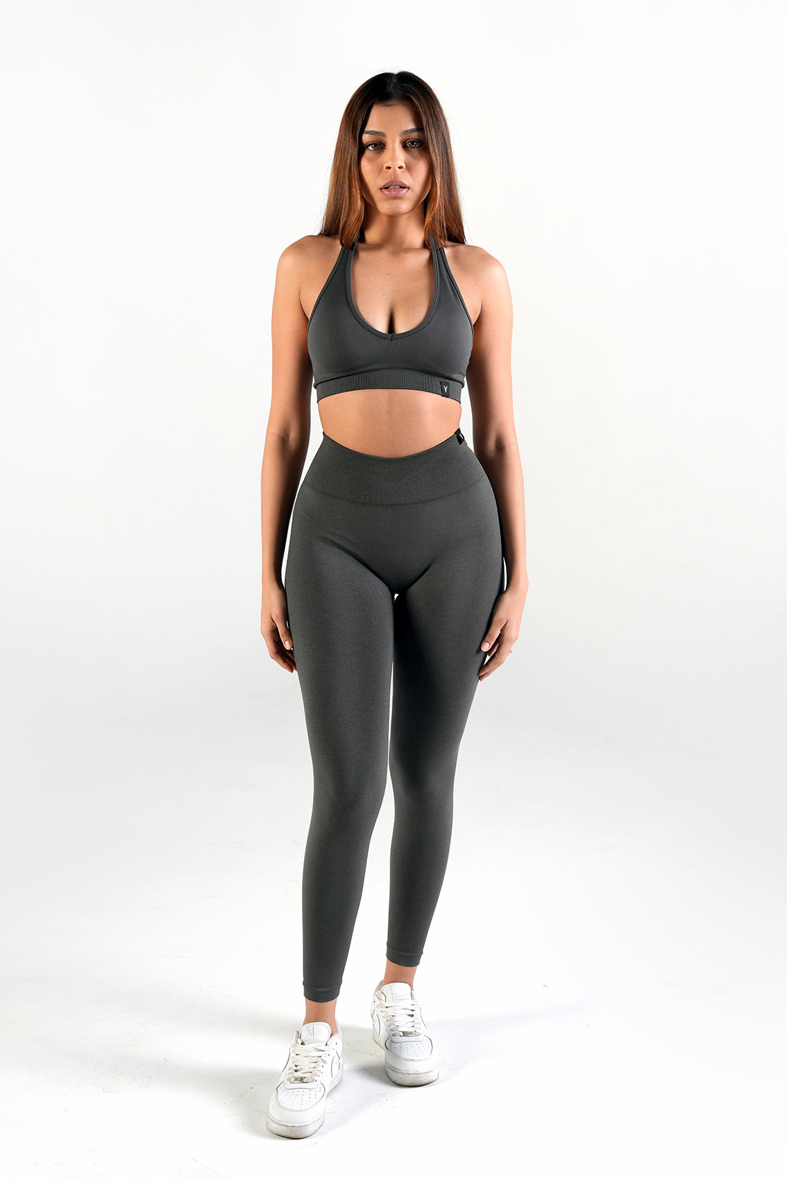 Kadın Seamless Yüksek Bel Selülit Gizleyici Toparlayıcı Spor Tayt