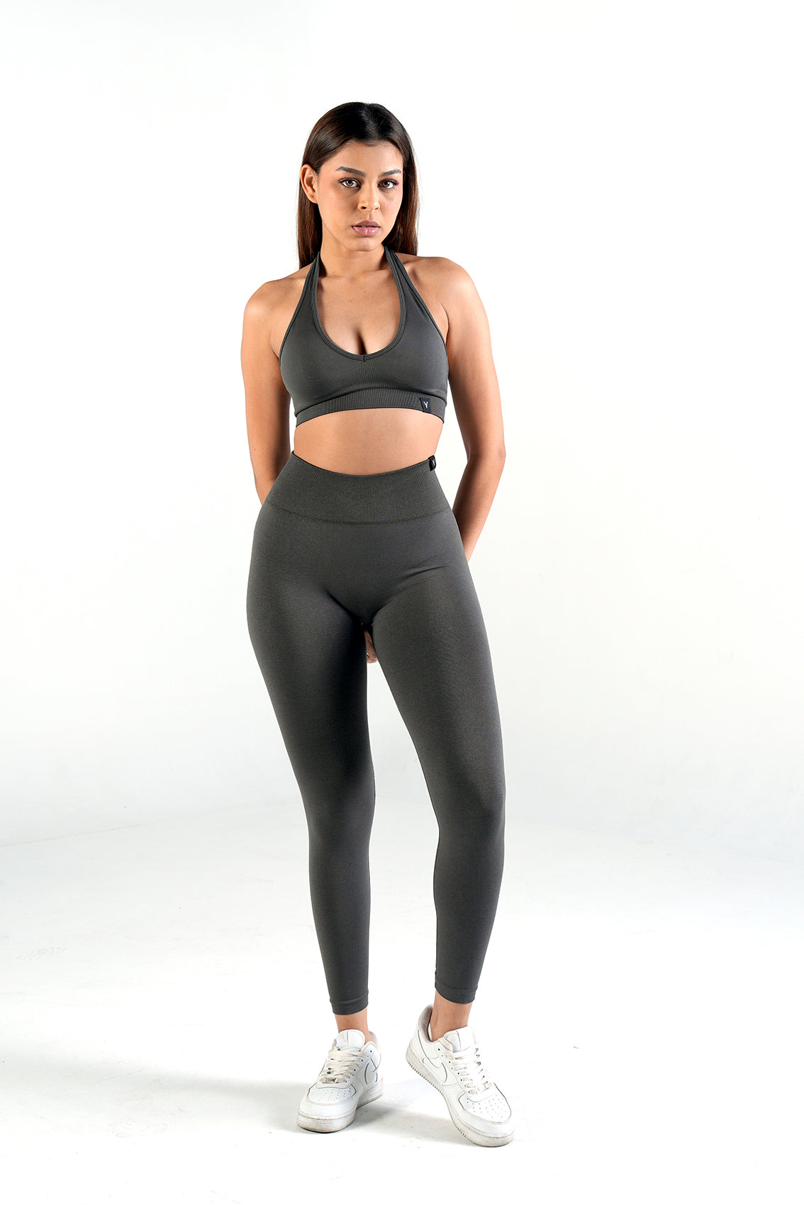 Kadın Seamless Yüksek Bel Selülit Gizleyici Toparlayıcı Spor Tayt