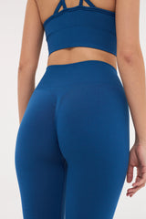 Sally Seamless Tayt Petrol Mavisi