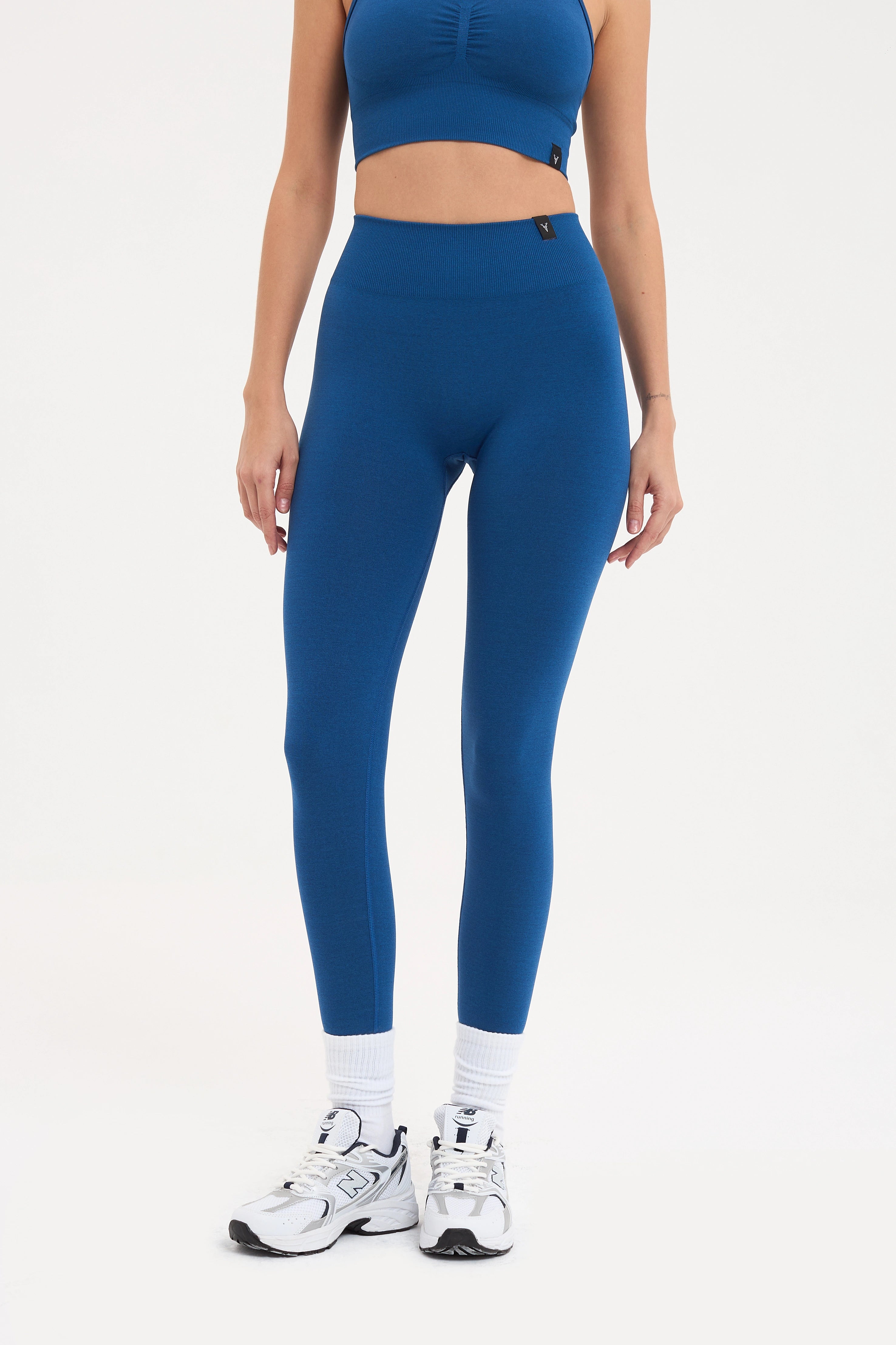 Sally Seamless Tayt Petrol Mavisi
