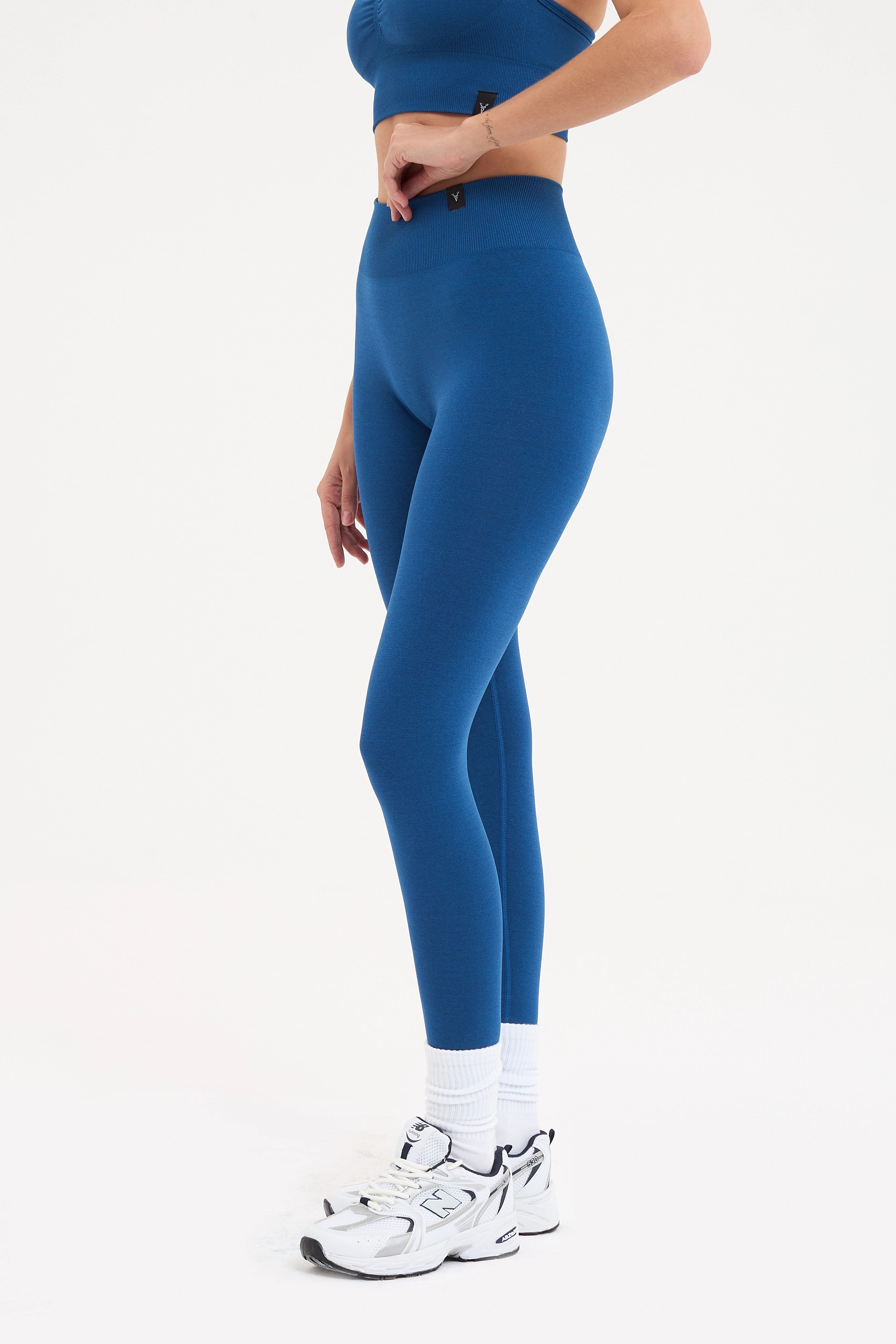 Sally Seamless Tayt Petrol Mavisi