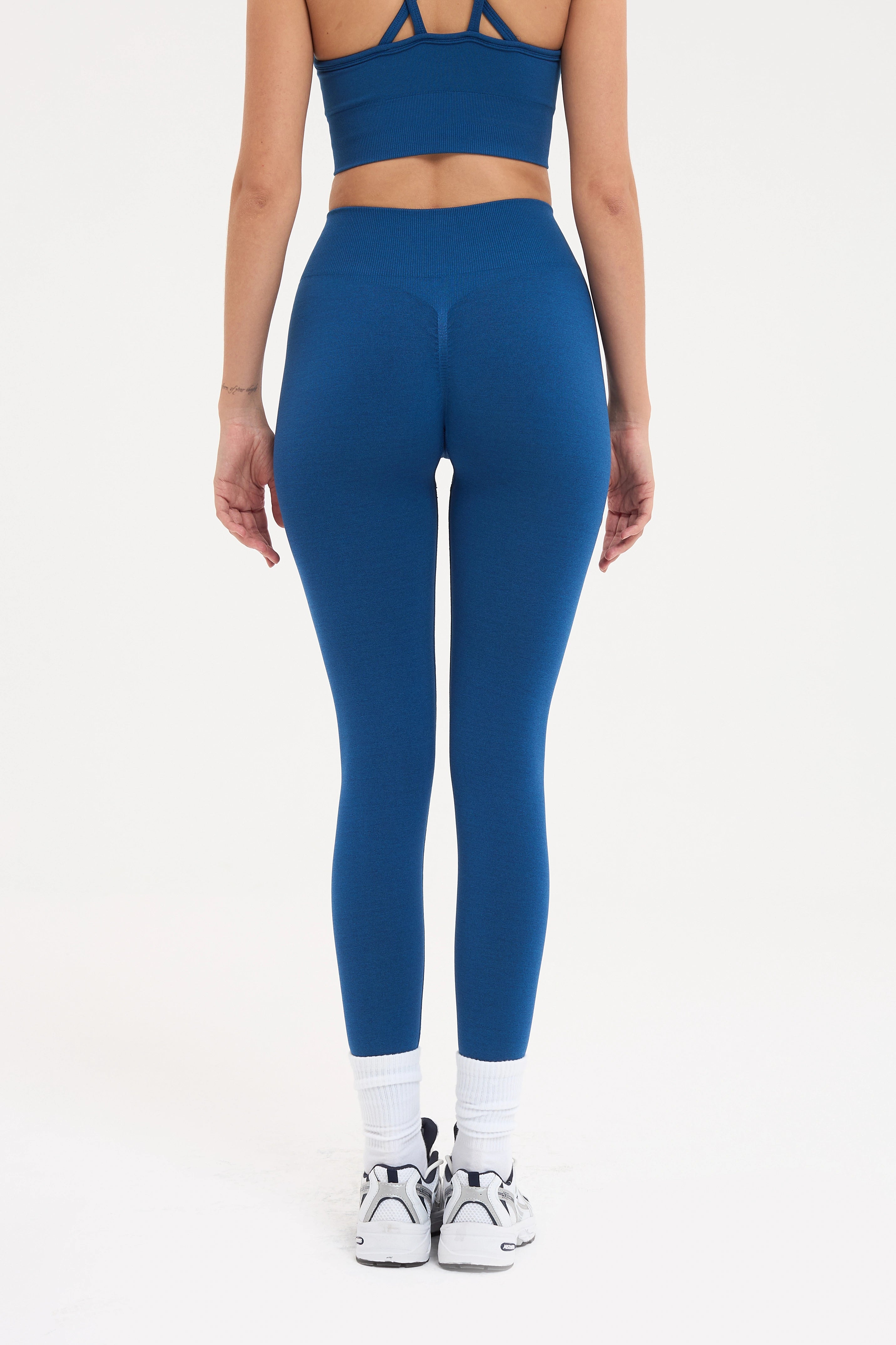Sally Seamless Tayt Petrol Mavisi