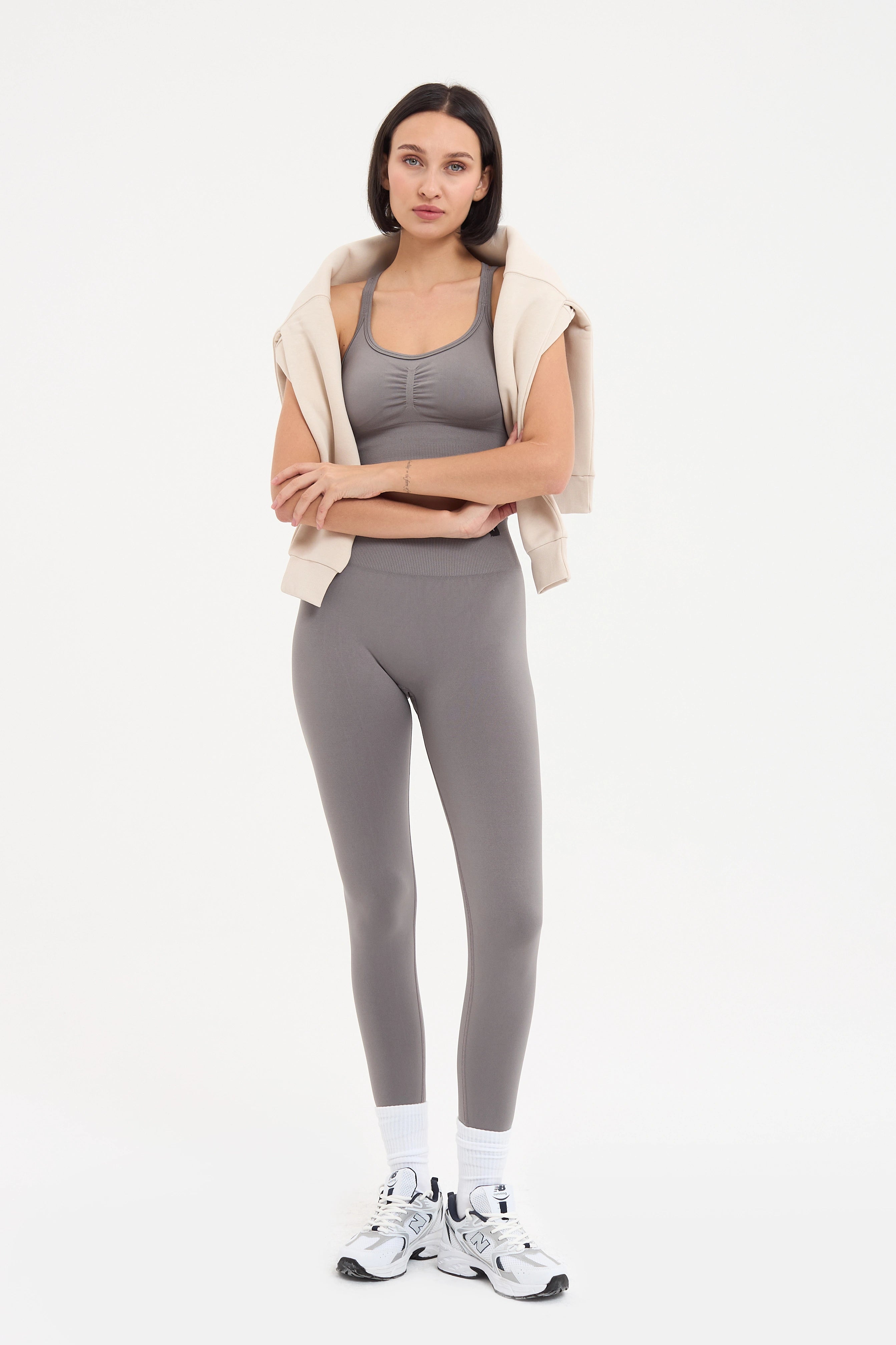 Sally Seamless Tayt Gri