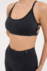 Glowfit Askılı Bra Siyah