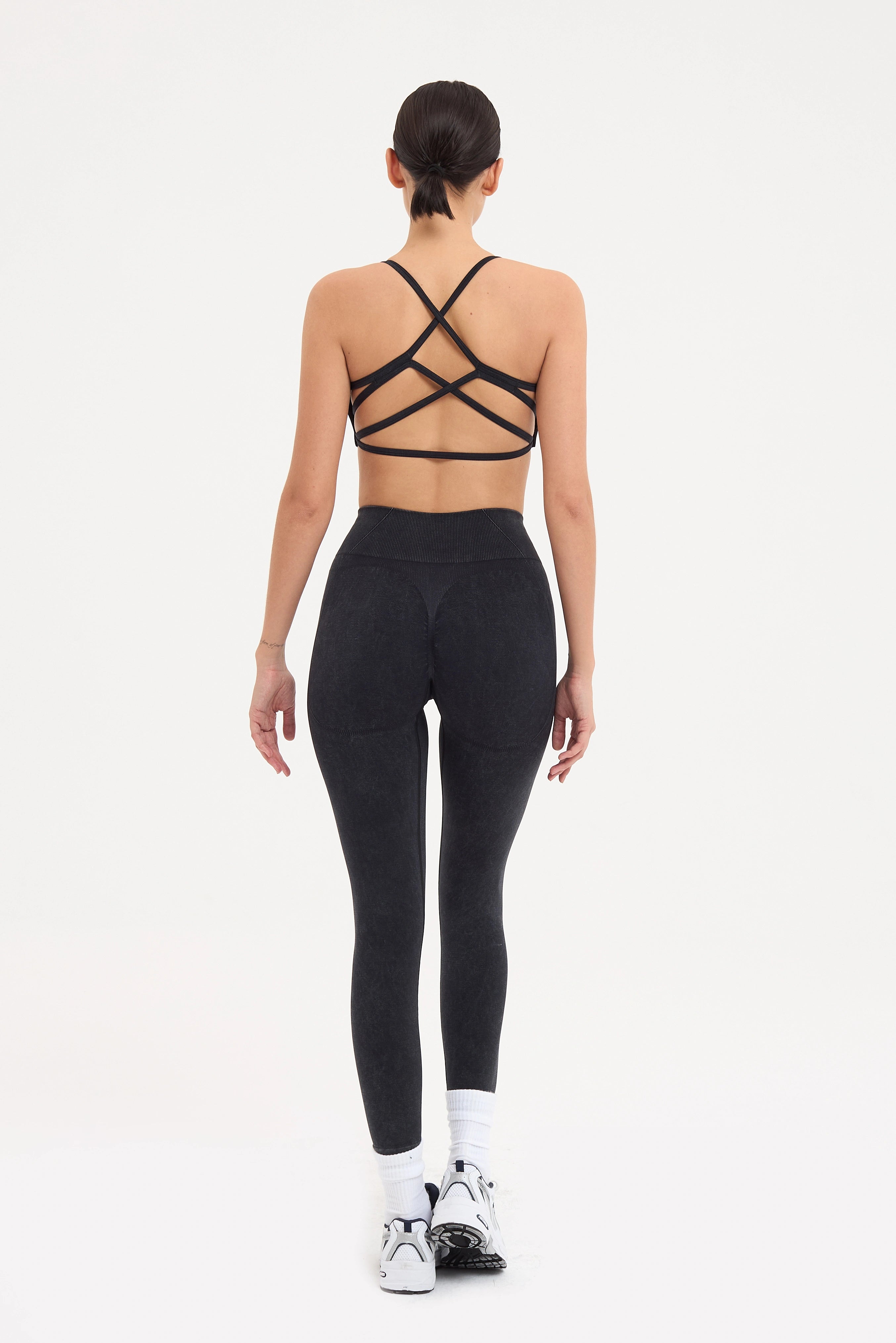Glowfit Askılı Bra Siyah