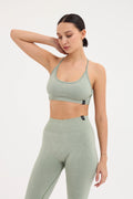 Glowfit Askılı Bra Yeşil