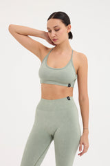 Glowfit Askılı Bra Yeşil