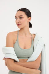 Glowfit Askılı Bra Yeşil