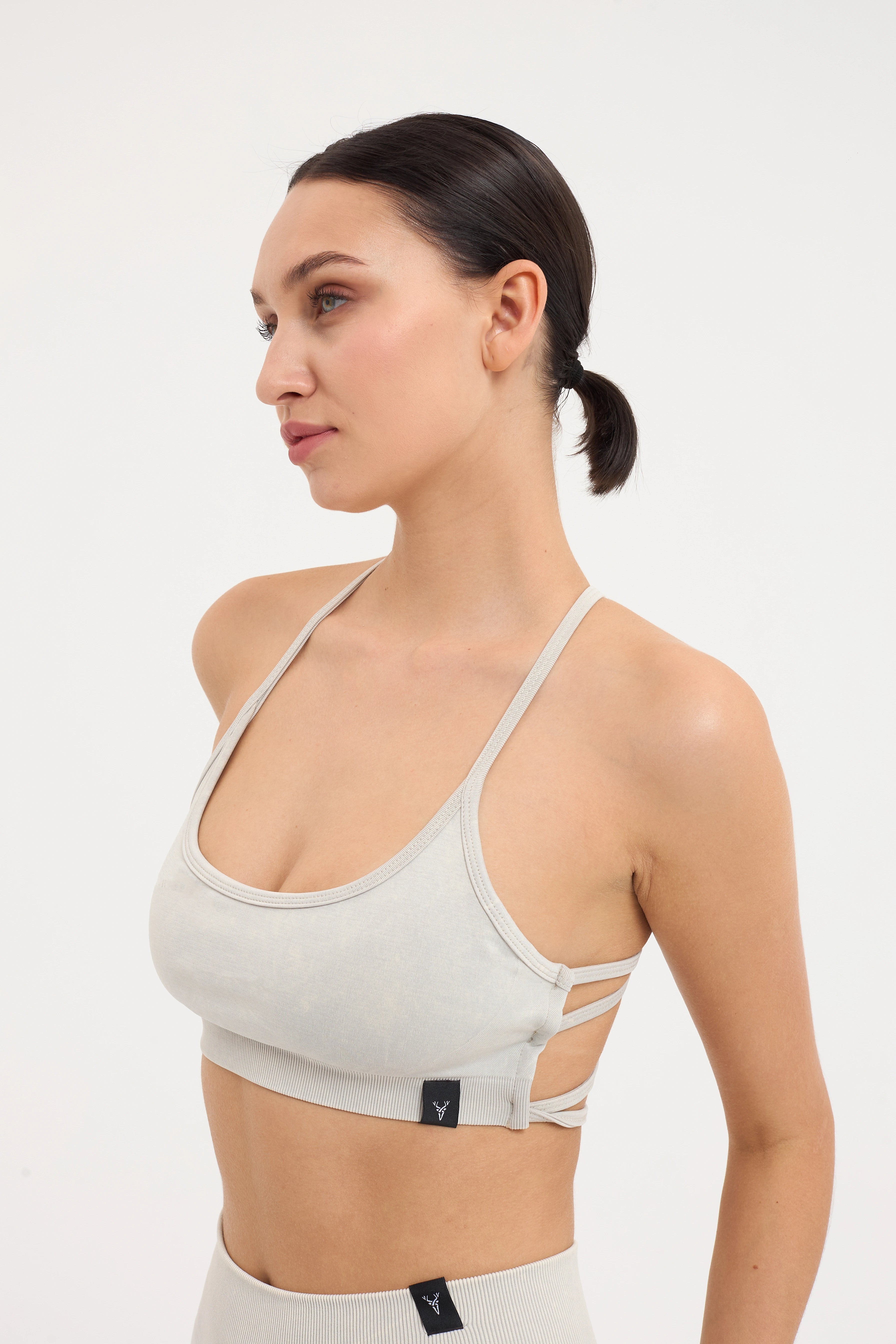 Glowfit Askılı Bra Gri