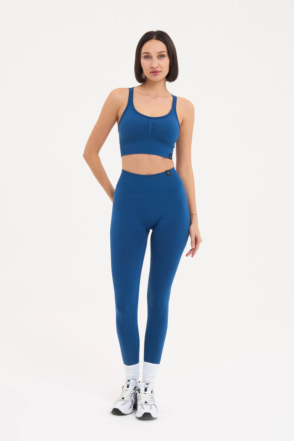 Sally Seamless Tayt Petrol Mavisi