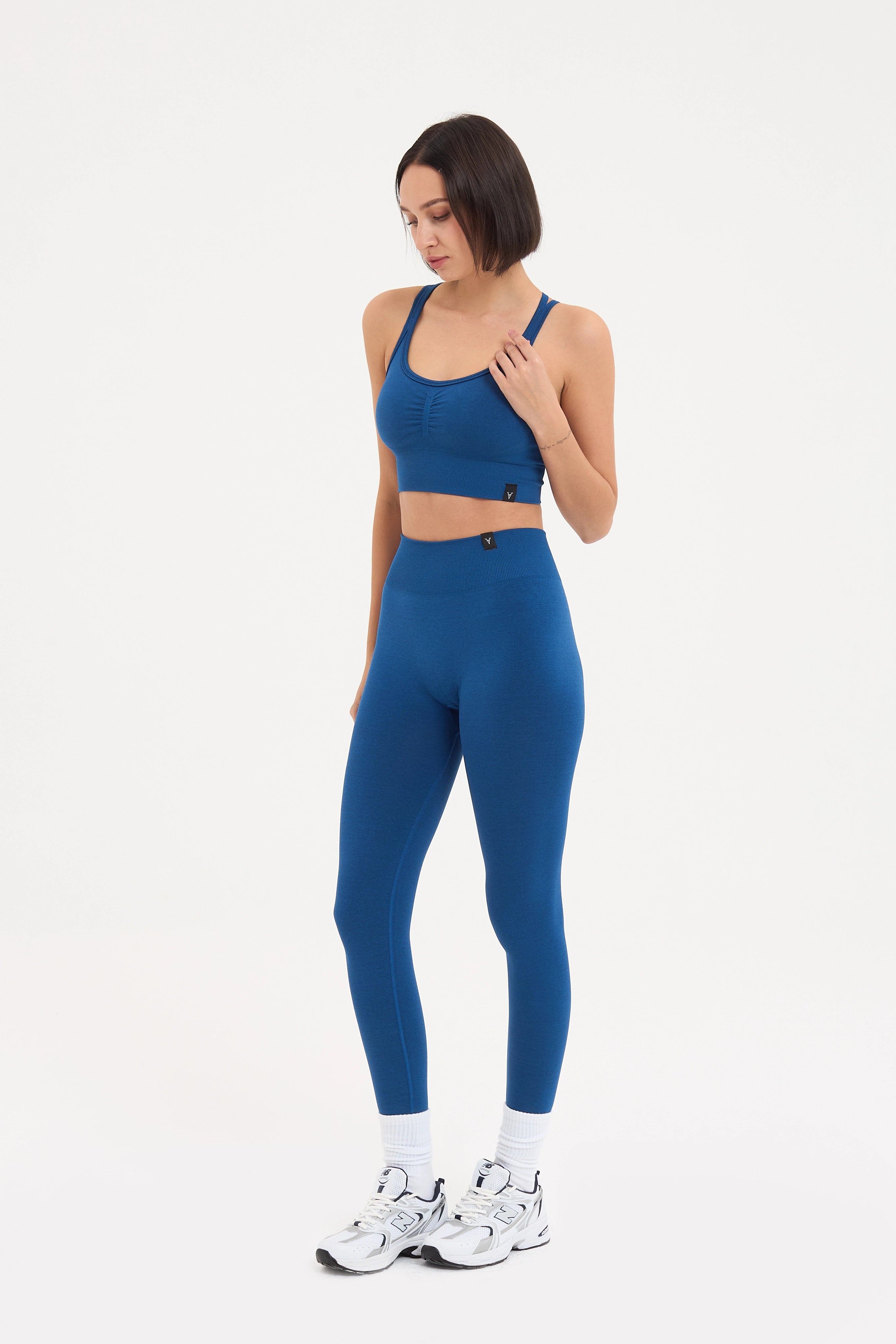 Sally Seamless Tayt Petrol Mavisi