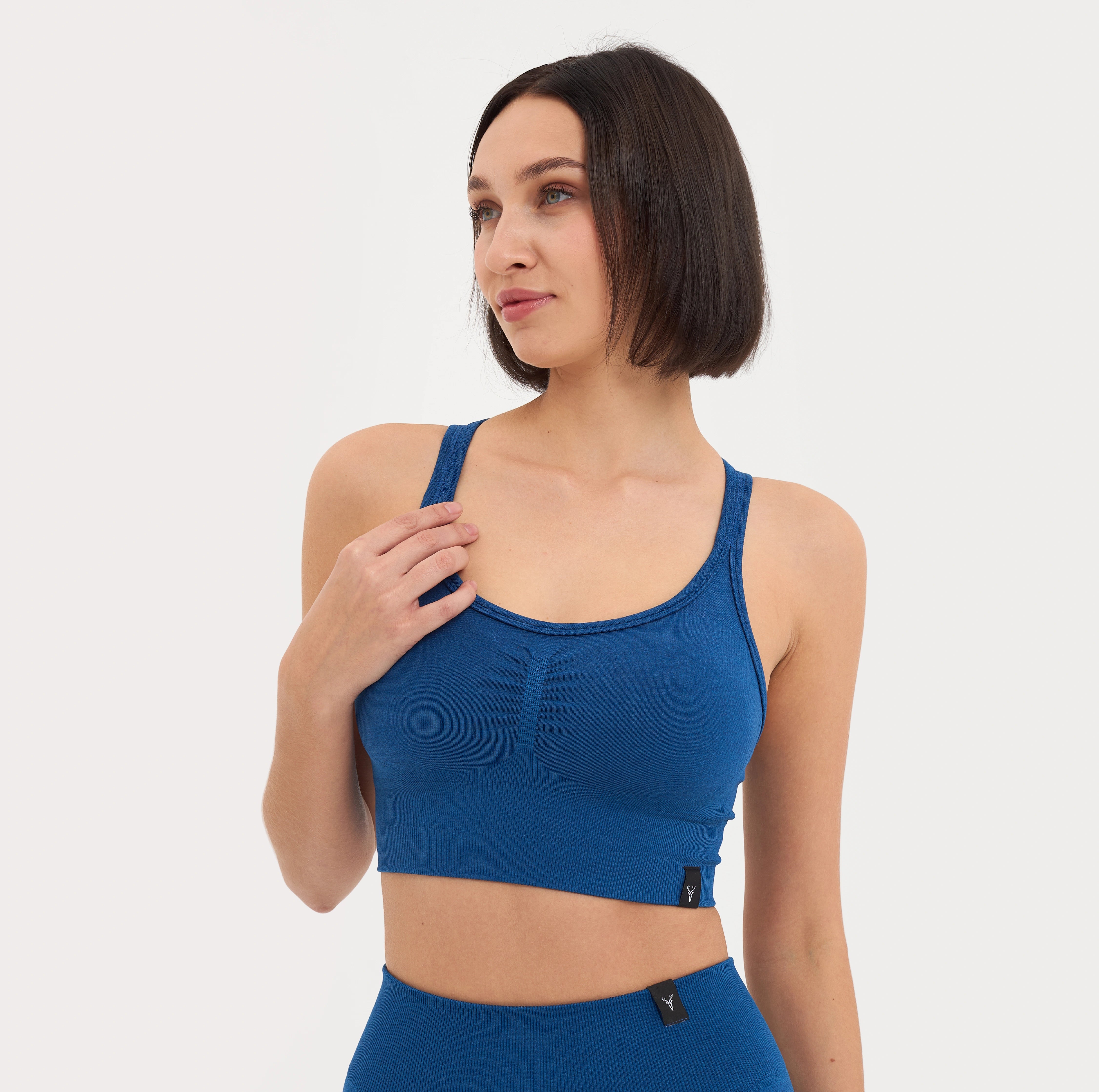 Sally Seamless Tayt Petrol Mavisi