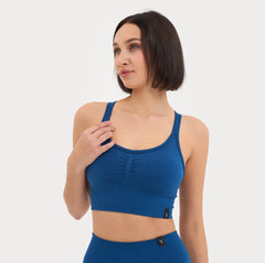 Sally Seamless Tayt Petrol Mavisi