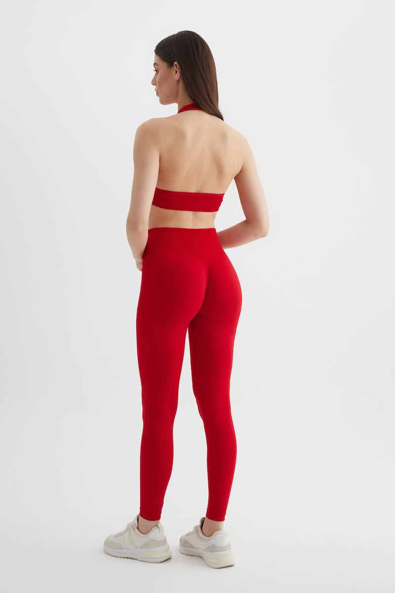 Amara Halter Yaka Bra Kırmızı