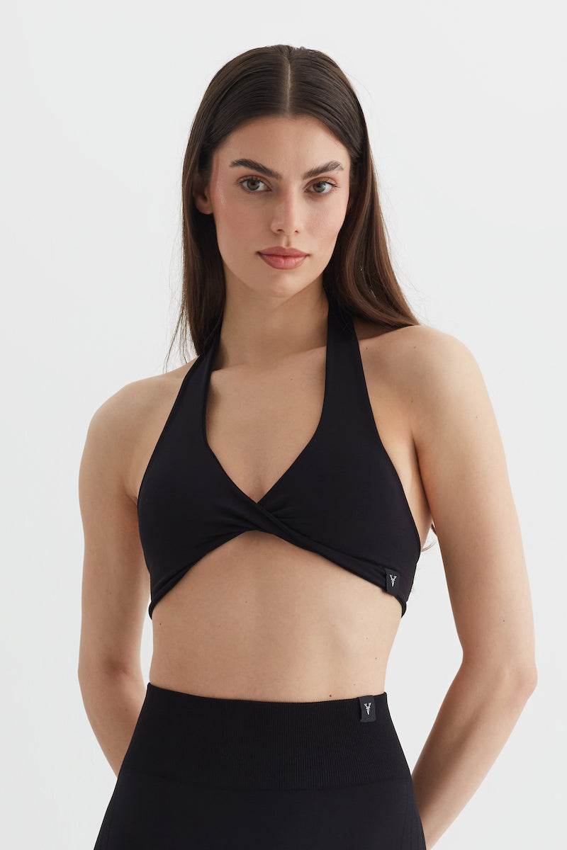 Amara Halter Yaka Bra Siyah