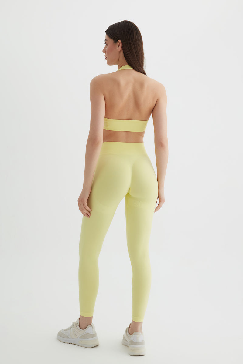 Amara Halter Yaka Bra Sarı