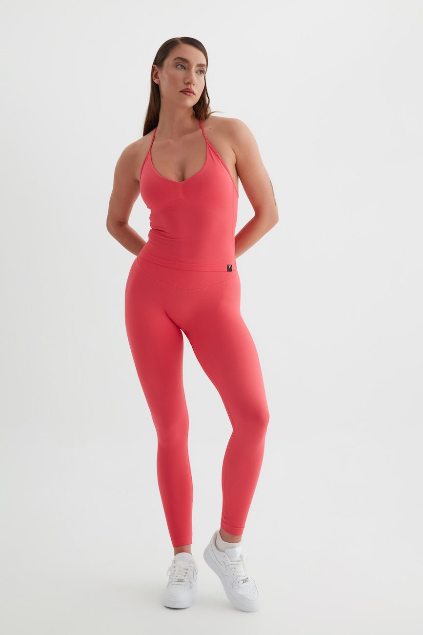 Vistara Seamless İnce Askılı Kadın Spor Sütyeni Fuşya