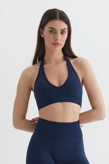 Form Toparlayıcı Seamless Spor Sütyeni Lacivert
