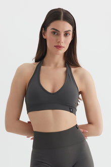Form Toparlayıcı Seamless Spor Sütyeni Antrasit