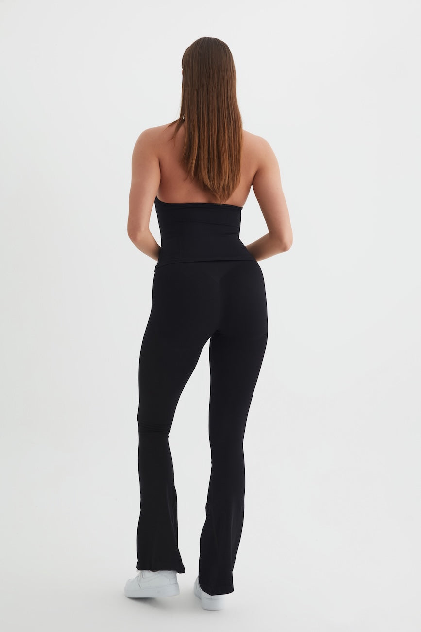 Vistara Seamless İnce Askılı Kadın Spor Sütyeni Siyah