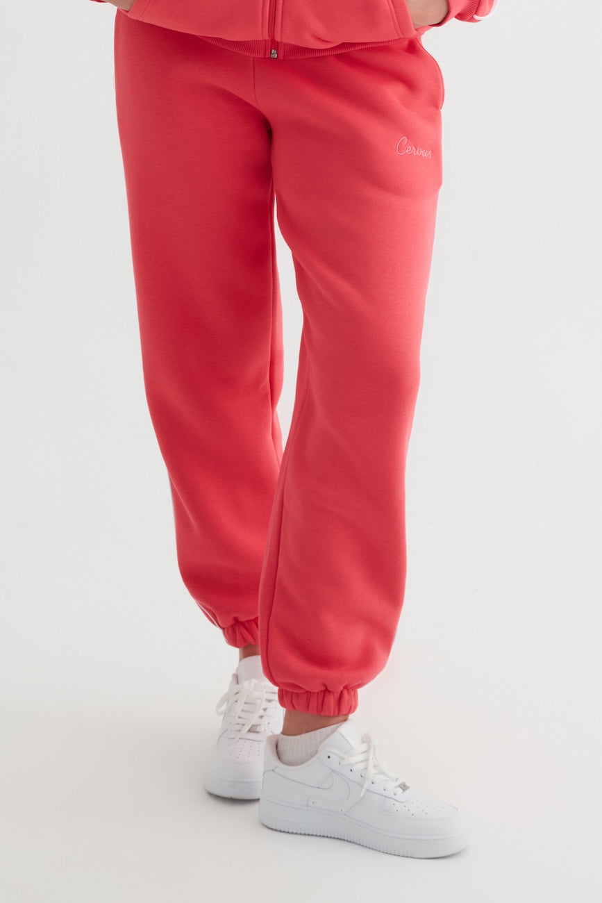 Elora Üç İplik Kapüşonlu Kadın Eşofman Takımı  Fuşya