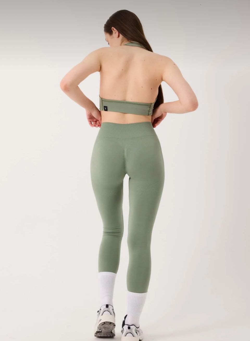 Amara Seamless Spor Tayt Yeşil