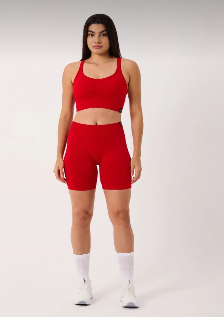 Sally Yüksek Bel Esnek ve Toparlayıcı Seamless Spor Şort
