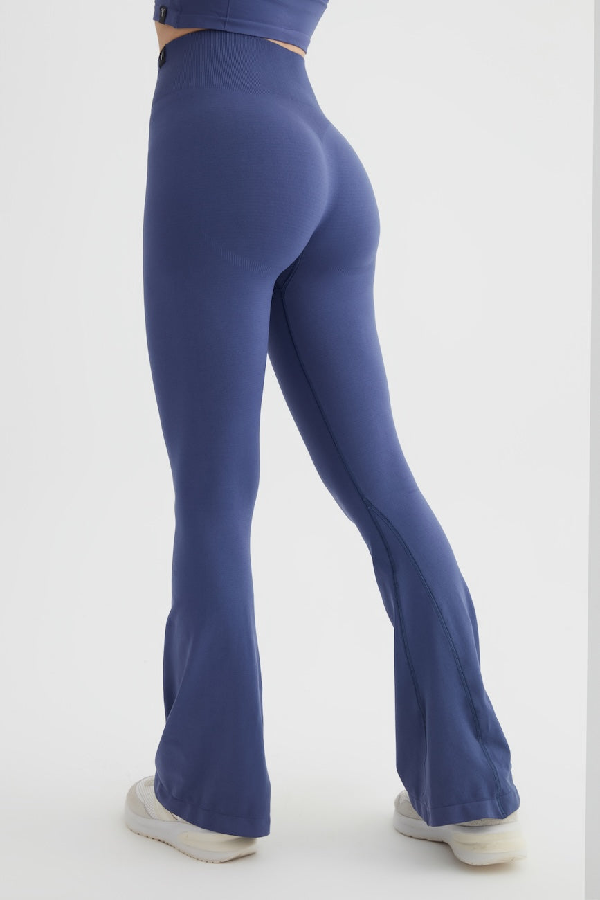 Vistara Seamless İspanyol Paça Tayt  Mor