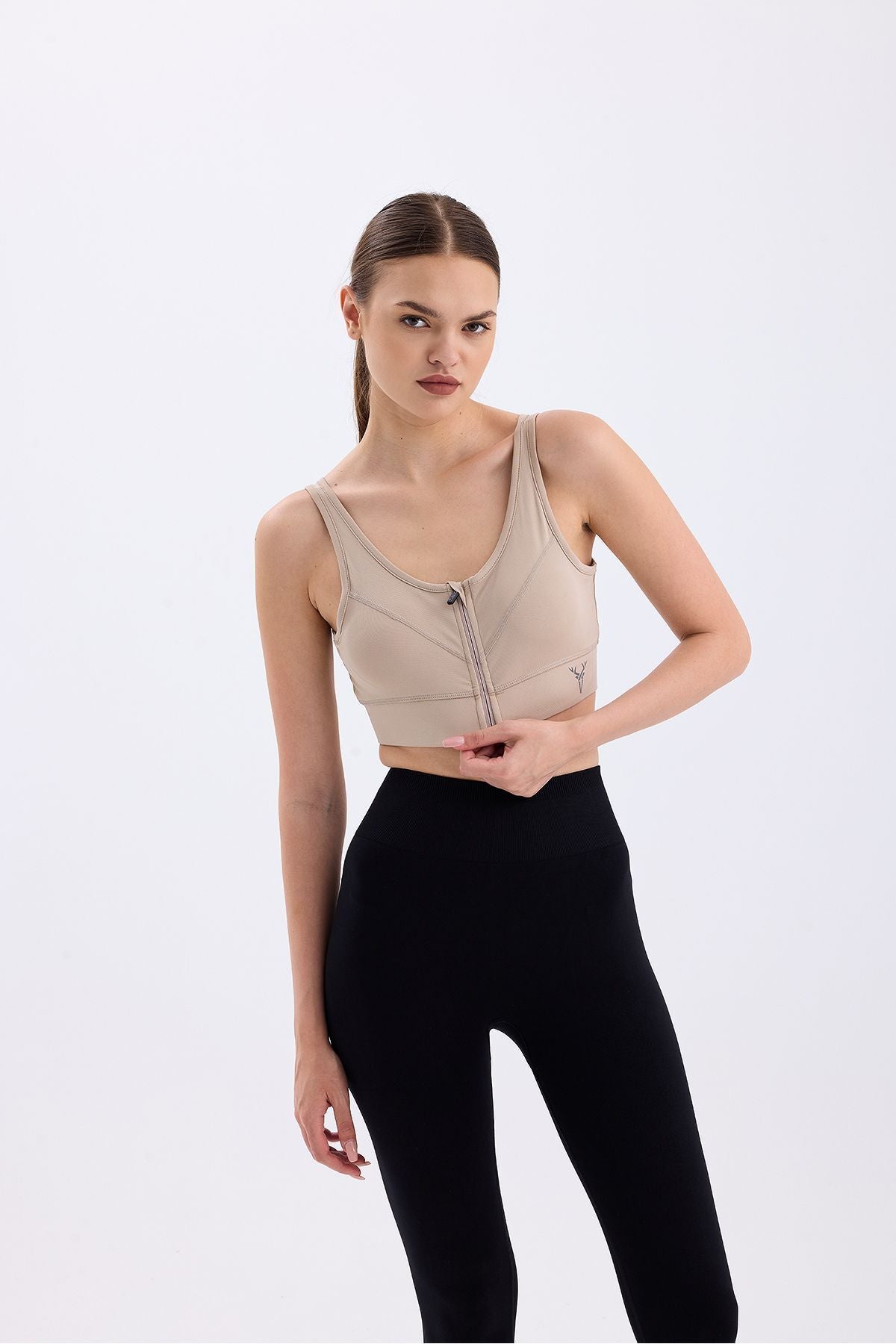 Fermuarlı Sporcu Büstiyeri