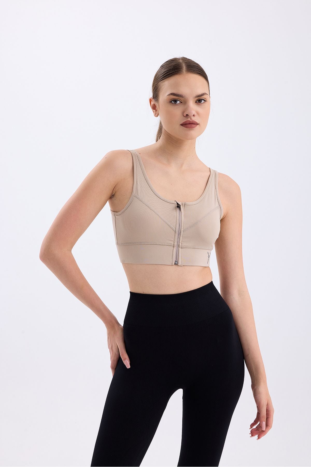 Fermuarlı Sporcu Büstiyeri