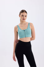 Fermuarlı Sporcu Büstiyeri