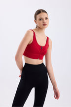 Fermuarlı Sporcu Büstiyeri